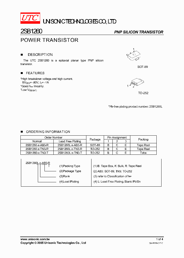 2SB1260_570865.PDF Datasheet