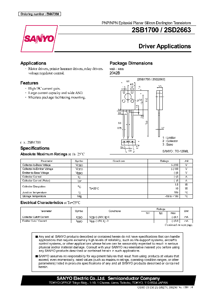 2SB1700_724675.PDF Datasheet