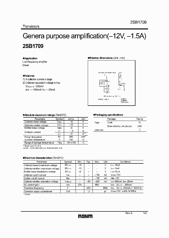 2SB1709_724678.PDF Datasheet