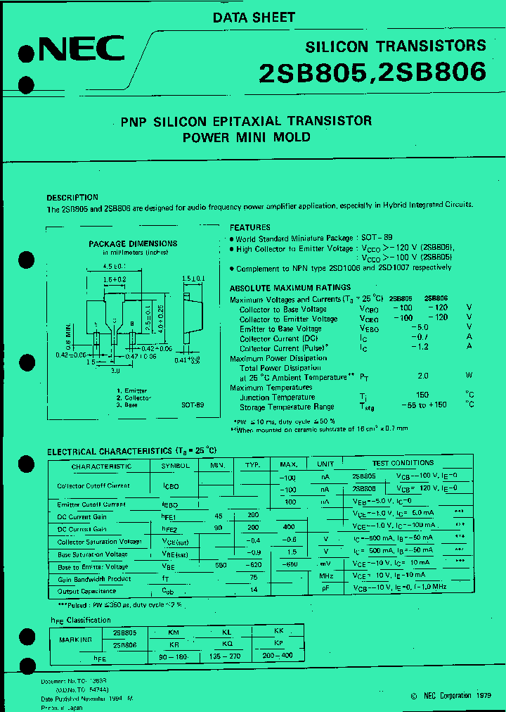 2SB806-T1_617993.PDF Datasheet