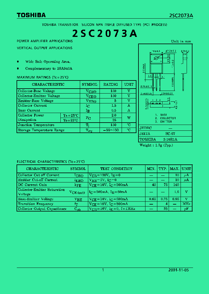 2SC2073A01_742967.PDF Datasheet