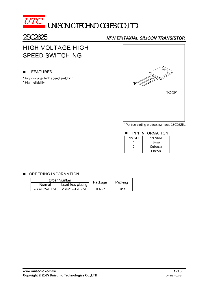 2SC2625-T3P-T_749643.PDF Datasheet