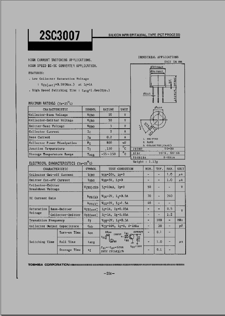 2SC3007_572031.PDF Datasheet