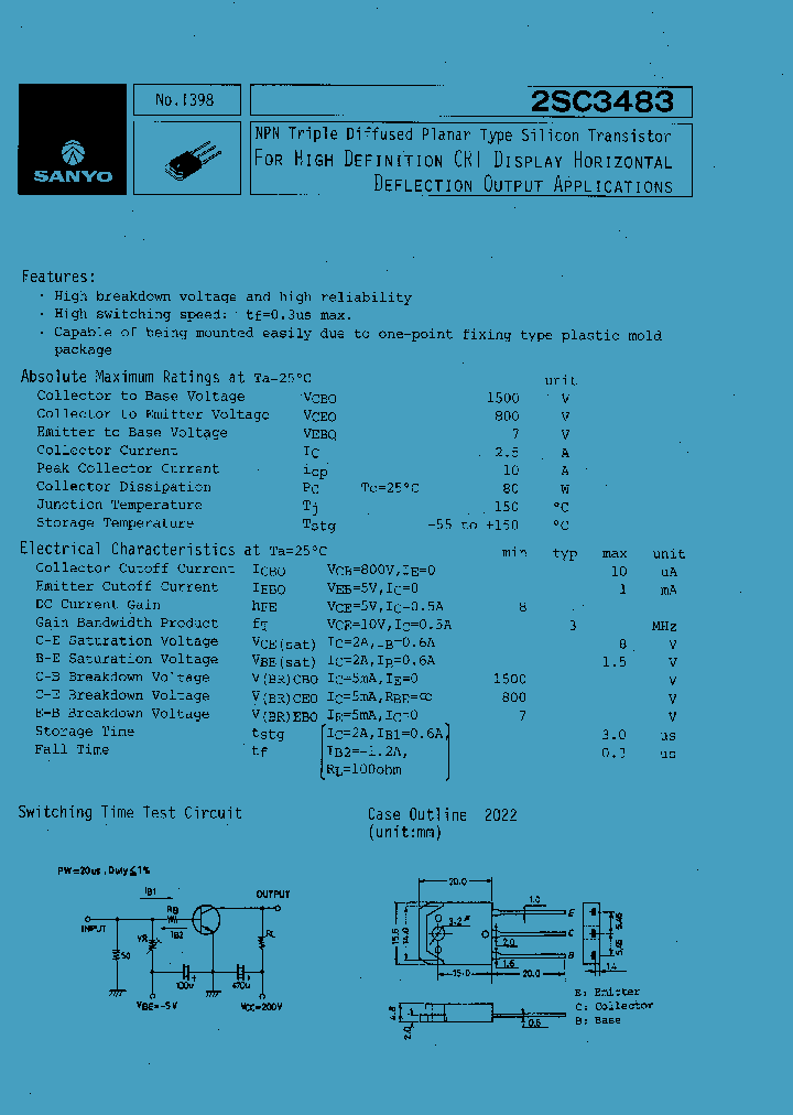2SC3483_602783.PDF Datasheet