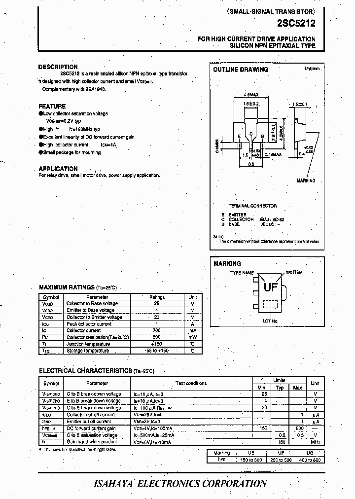 2SC5212_703129.PDF Datasheet