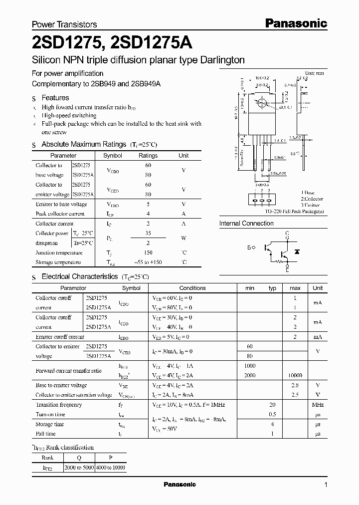 2SD1275A_634669.PDF Datasheet