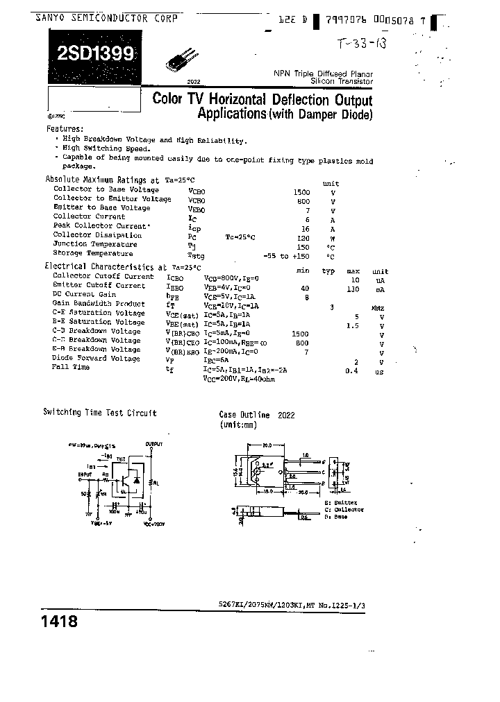 2SD1399_777498.PDF Datasheet