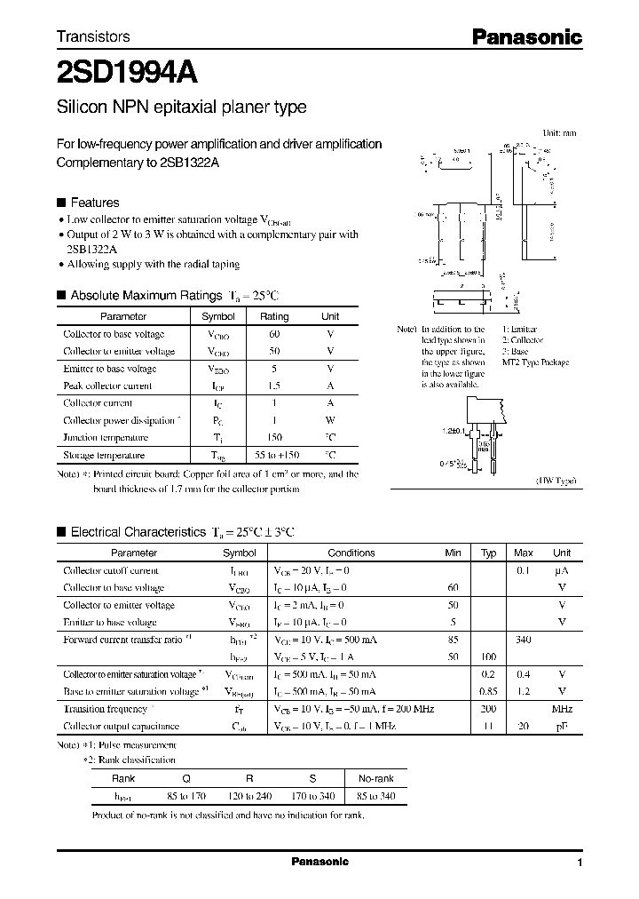 2SD1994A_777572.PDF Datasheet