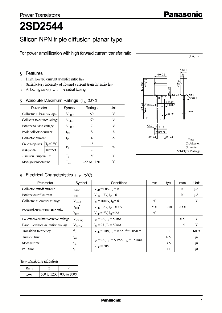 2SD2544_783952.PDF Datasheet