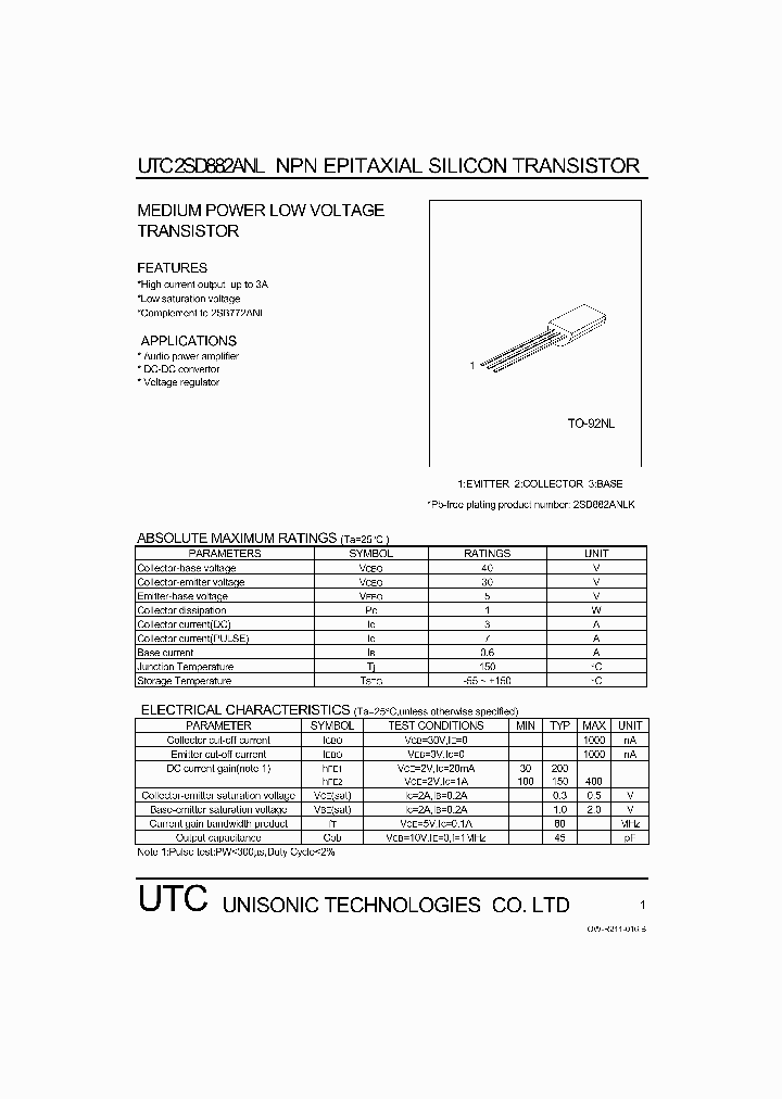 2SD882ANL_749705.PDF Datasheet