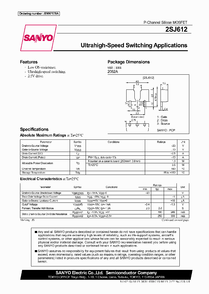 2SJ612_727743.PDF Datasheet