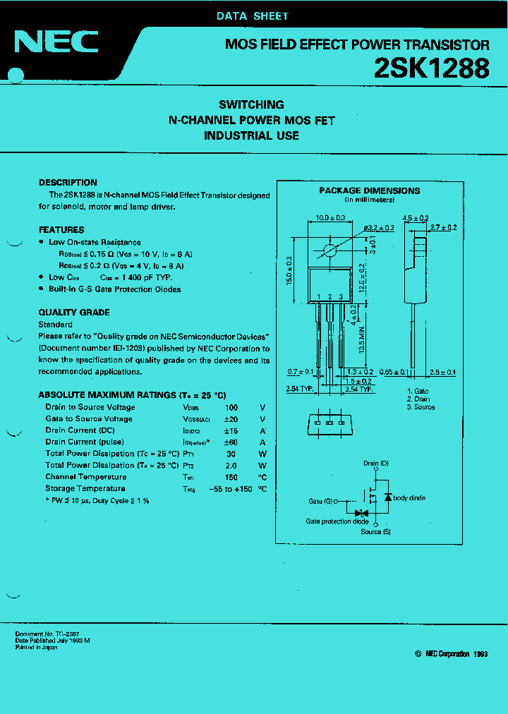2SK1288_746422.PDF Datasheet