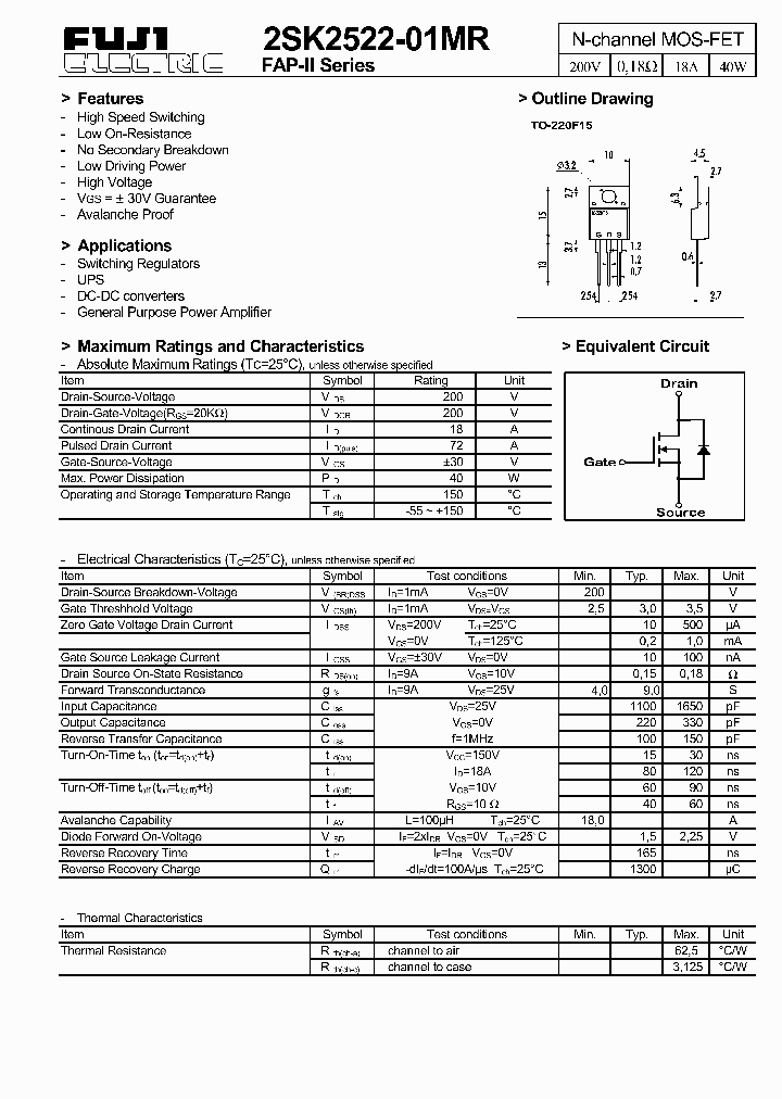2SK2522-01MR_767567.PDF Datasheet