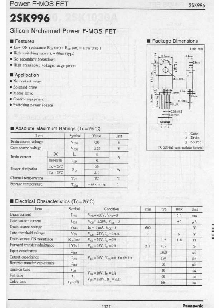 2SK996_767430.PDF Datasheet
