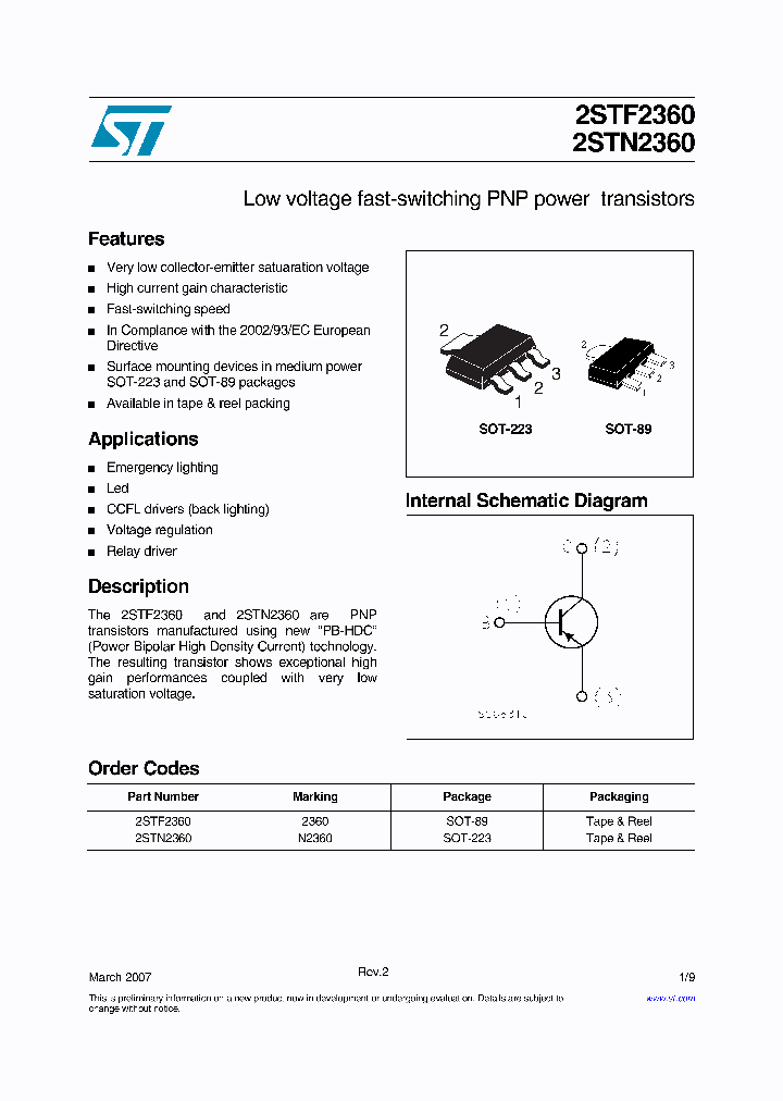 2STF2360_735305.PDF Datasheet