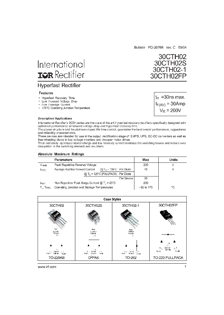 30CTH02S_710230.PDF Datasheet