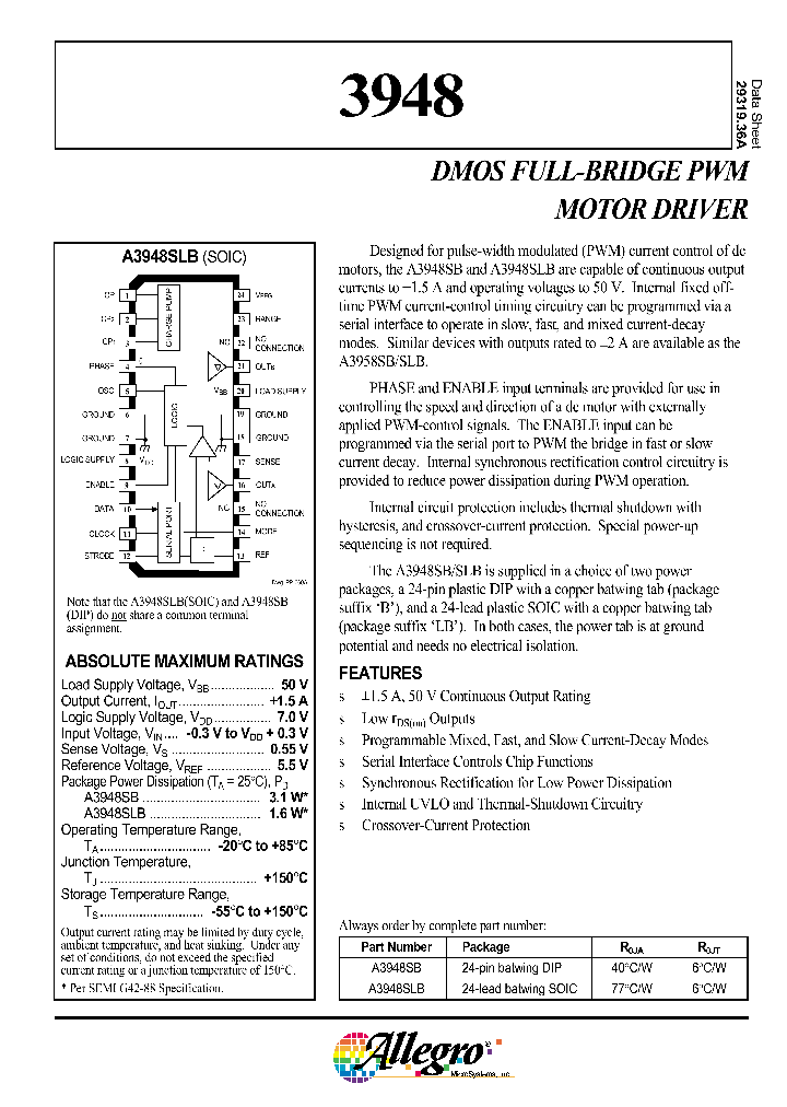A3948SB_203141.PDF Datasheet