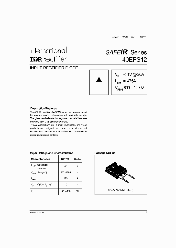 SAFEIRSERIES40EPS12_243268.PDF Datasheet