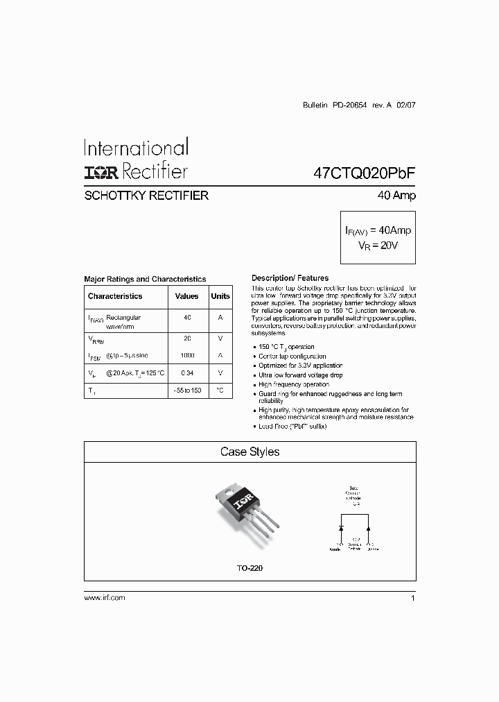 47CTQ020PBF_738778.PDF Datasheet