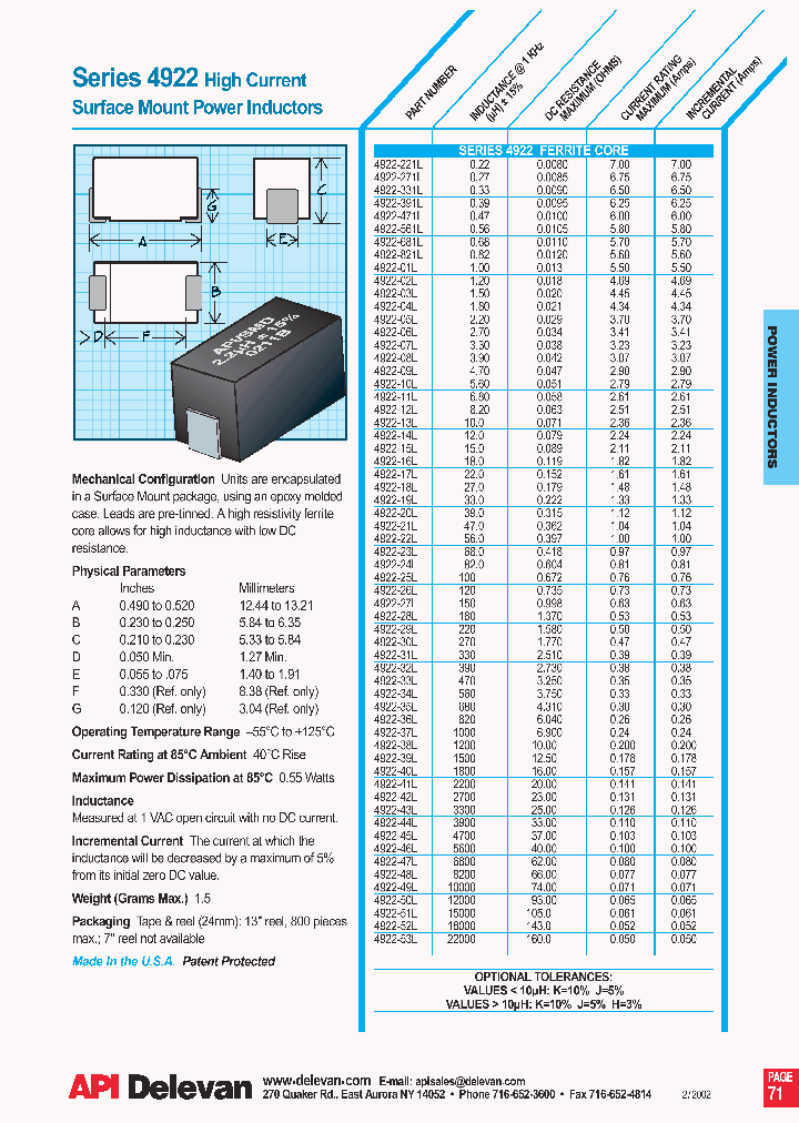 4922-271L_614876.PDF Datasheet