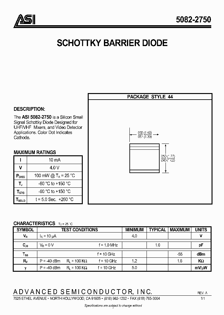 5082-2750_649032.PDF Datasheet
