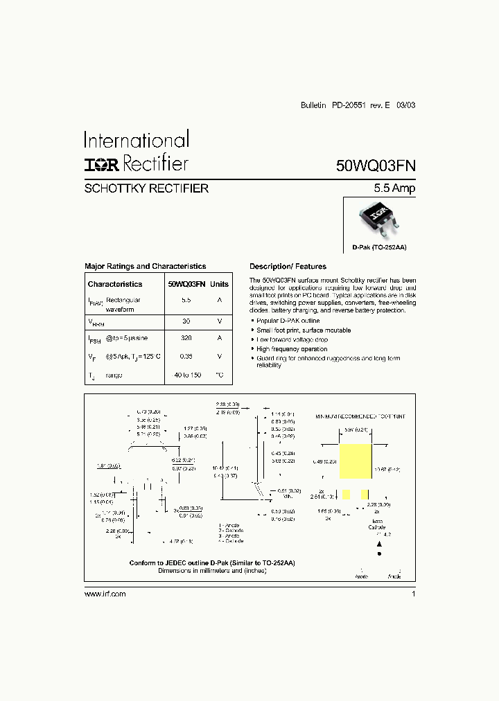 50WQ03FNTR_567608.PDF Datasheet