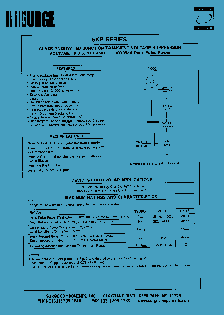 5KP33A_450347.PDF Datasheet