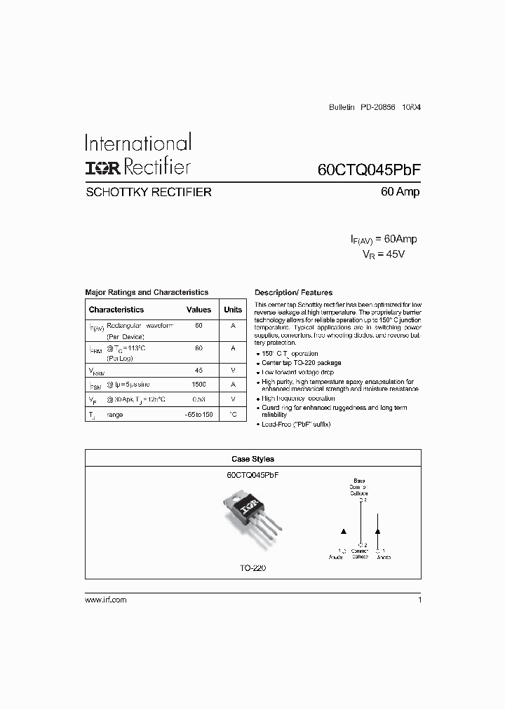 60CTQ045PBF_710192.PDF Datasheet