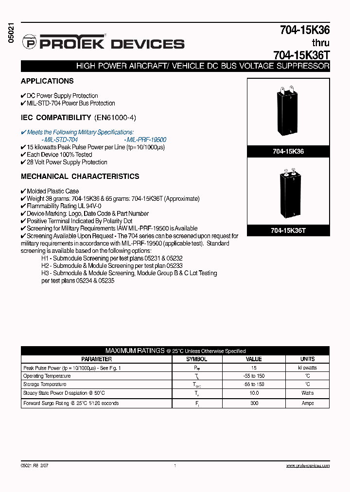 704-15K3607_735216.PDF Datasheet