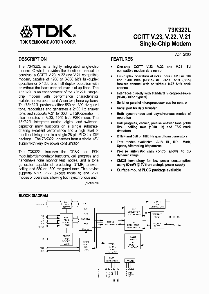 73K322L_651183.PDF Datasheet