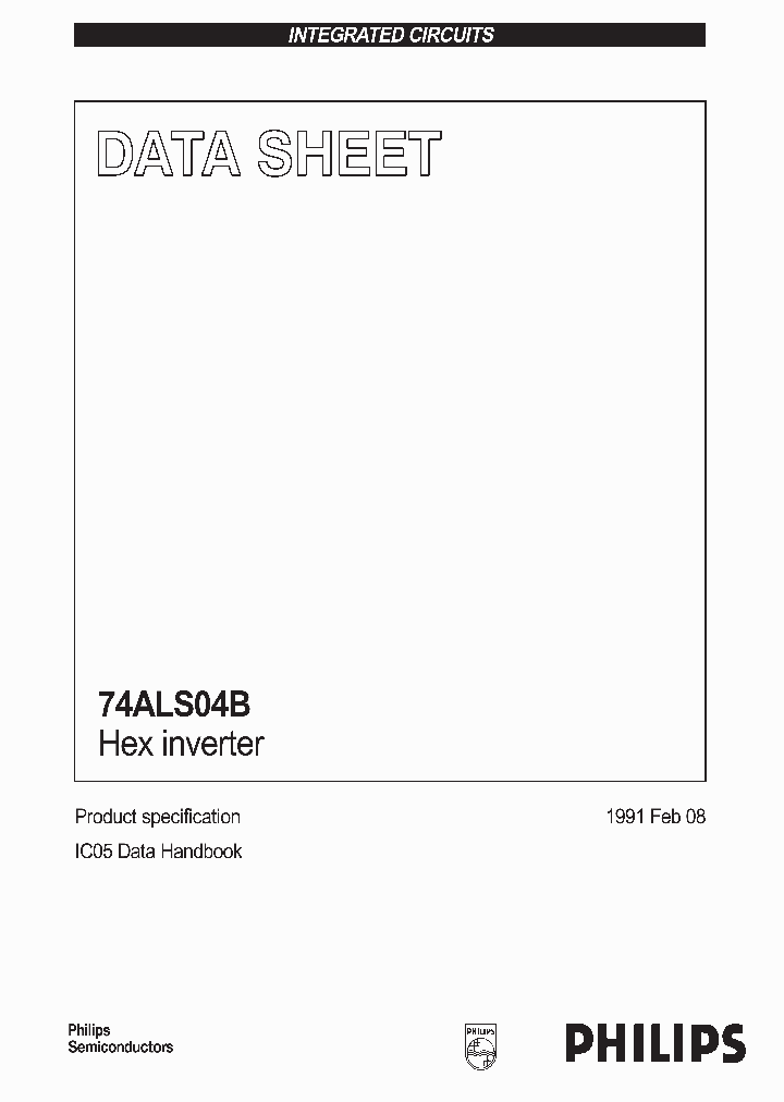 74ALS04_18119.PDF Datasheet