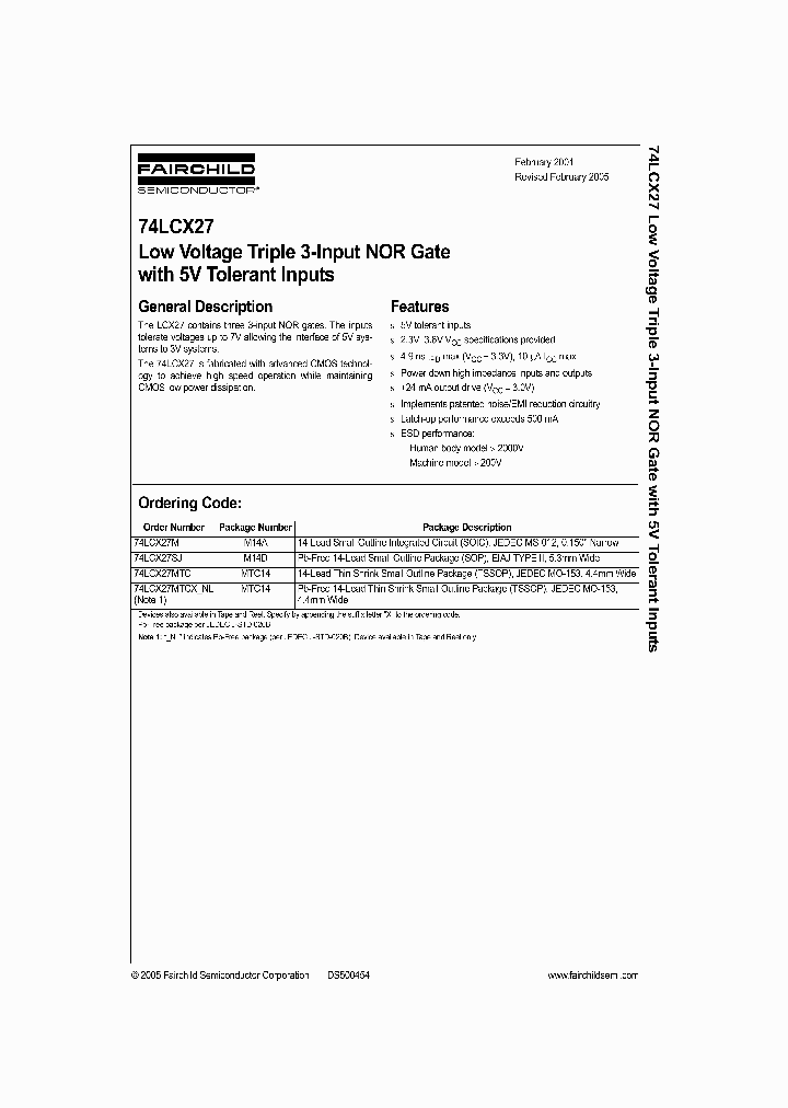 74LCX2705_721785.PDF Datasheet