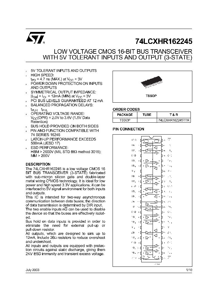 74LCXHR162245TTR_621202.PDF Datasheet
