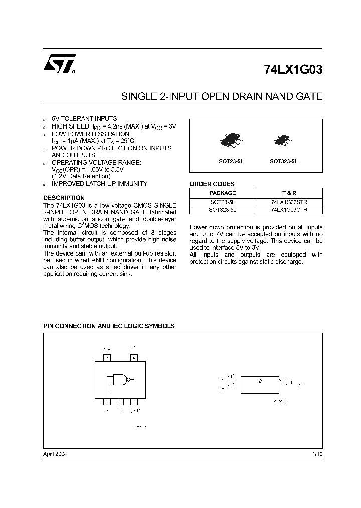 74LX1G03_589087.PDF Datasheet