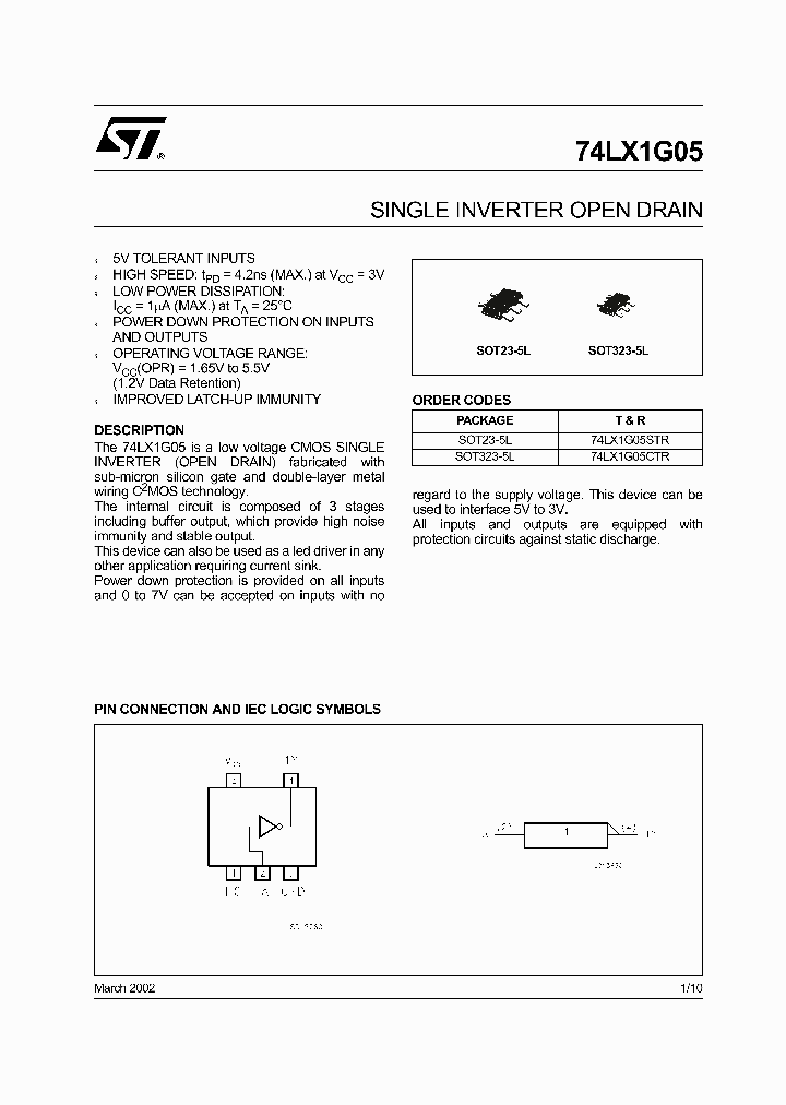 74LX1G05STR_773840.PDF Datasheet