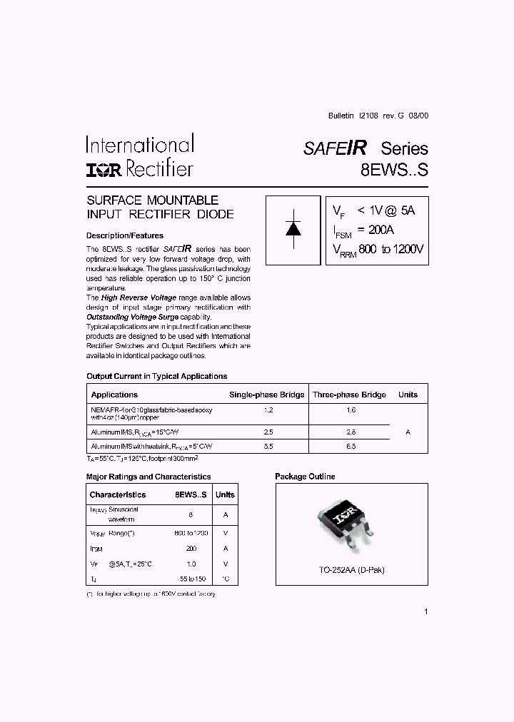 8EWS16STRL_389863.PDF Datasheet