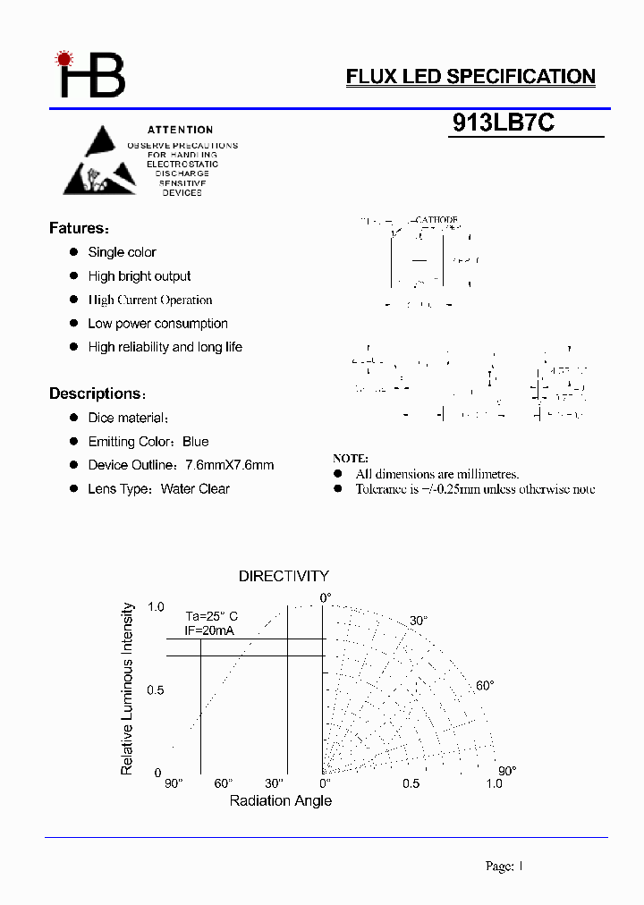 913LB7C_669920.PDF Datasheet