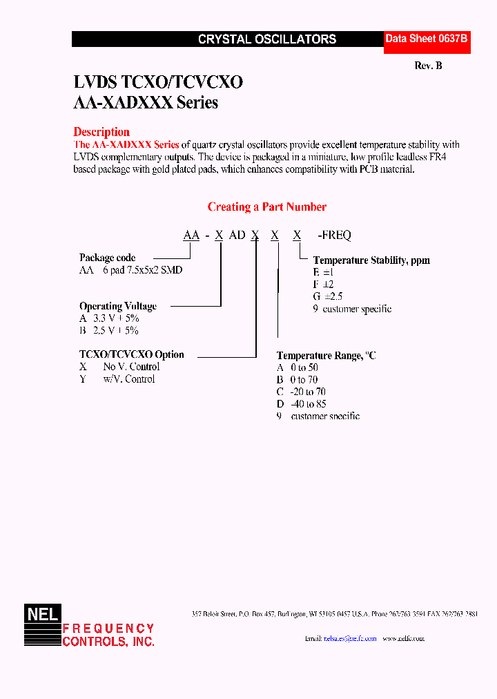 AA-BADXAE-FREQ_697583.PDF Datasheet
