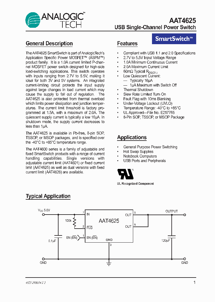 AAT4625IHS-1-T1_700889.PDF Datasheet