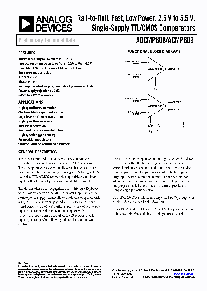 ACMP609_704204.PDF Datasheet
