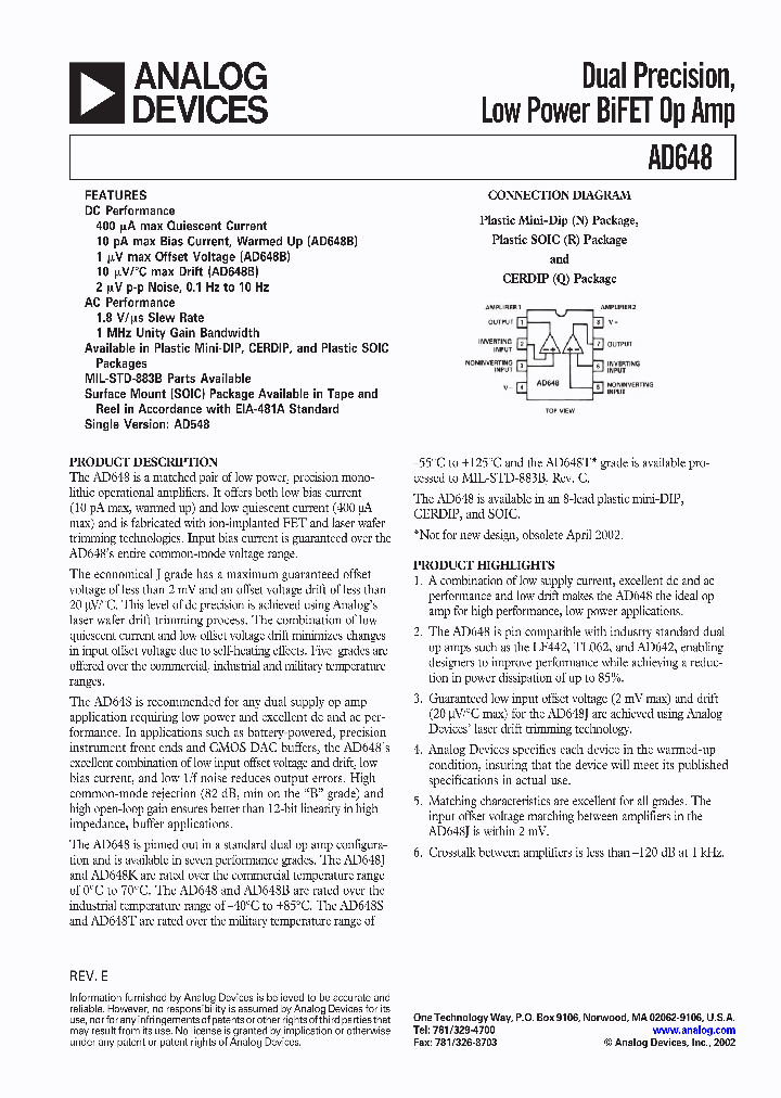 AD648JNZ_649569.PDF Datasheet