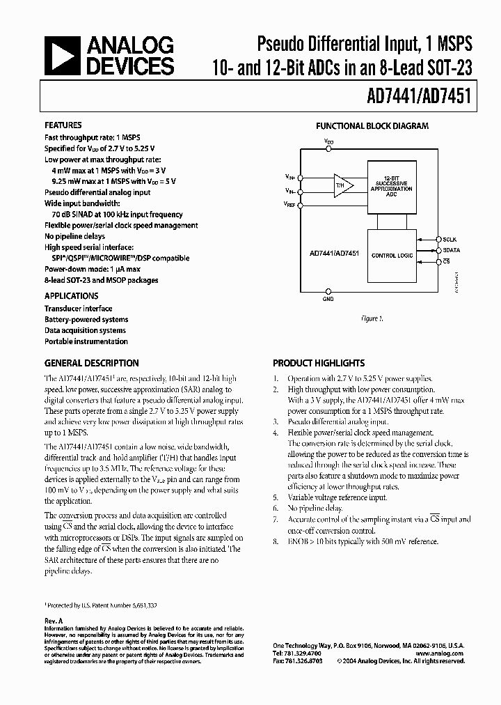 AD7451BRT-REEL7_474999.PDF Datasheet