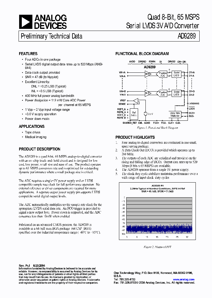 AD9289_562520.PDF Datasheet