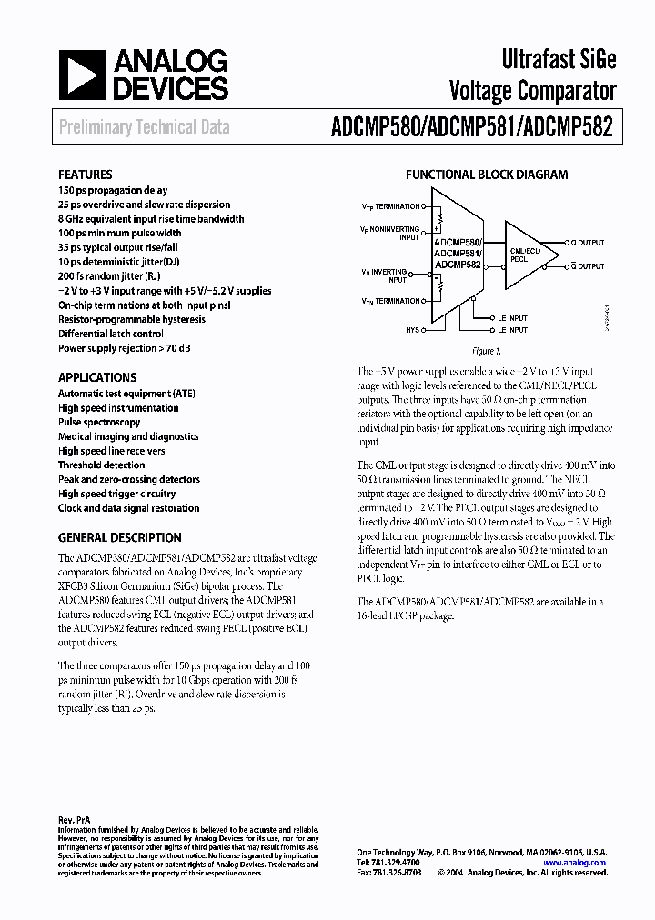 ADCMP580_638529.PDF Datasheet