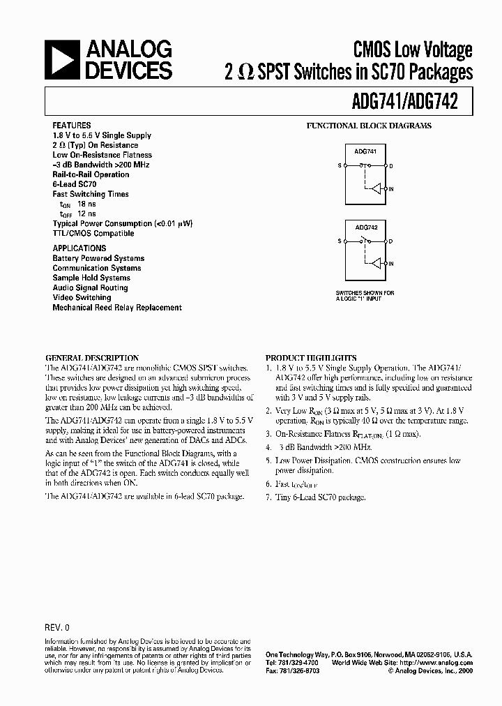 ADG741BKS-REEL_639403.PDF Datasheet
