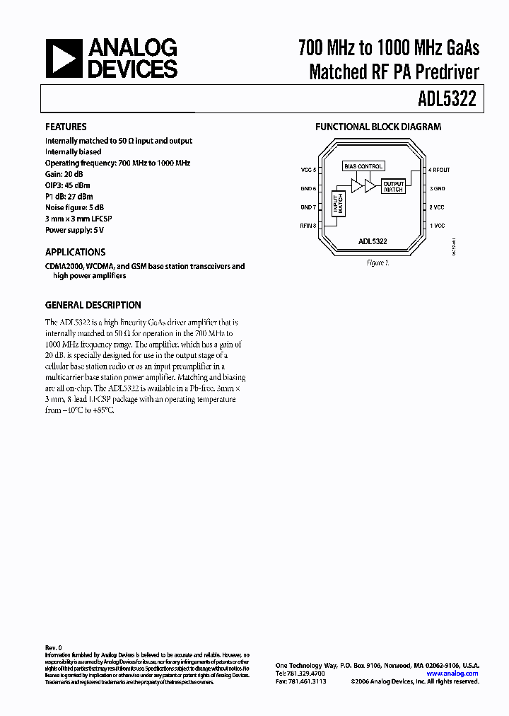 ADL5322ACPZ-WP_684315.PDF Datasheet