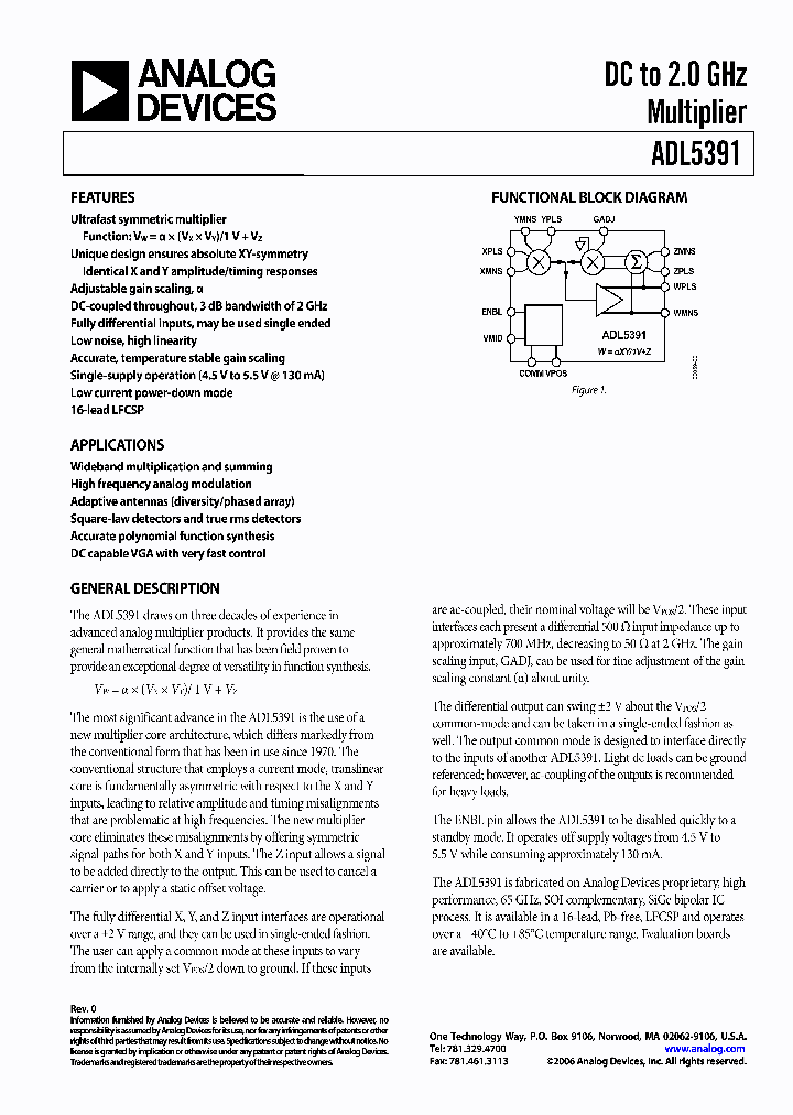 ADL5391_591160.PDF Datasheet