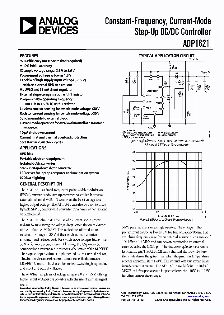 ADP1621-EVAL_706104.PDF Datasheet