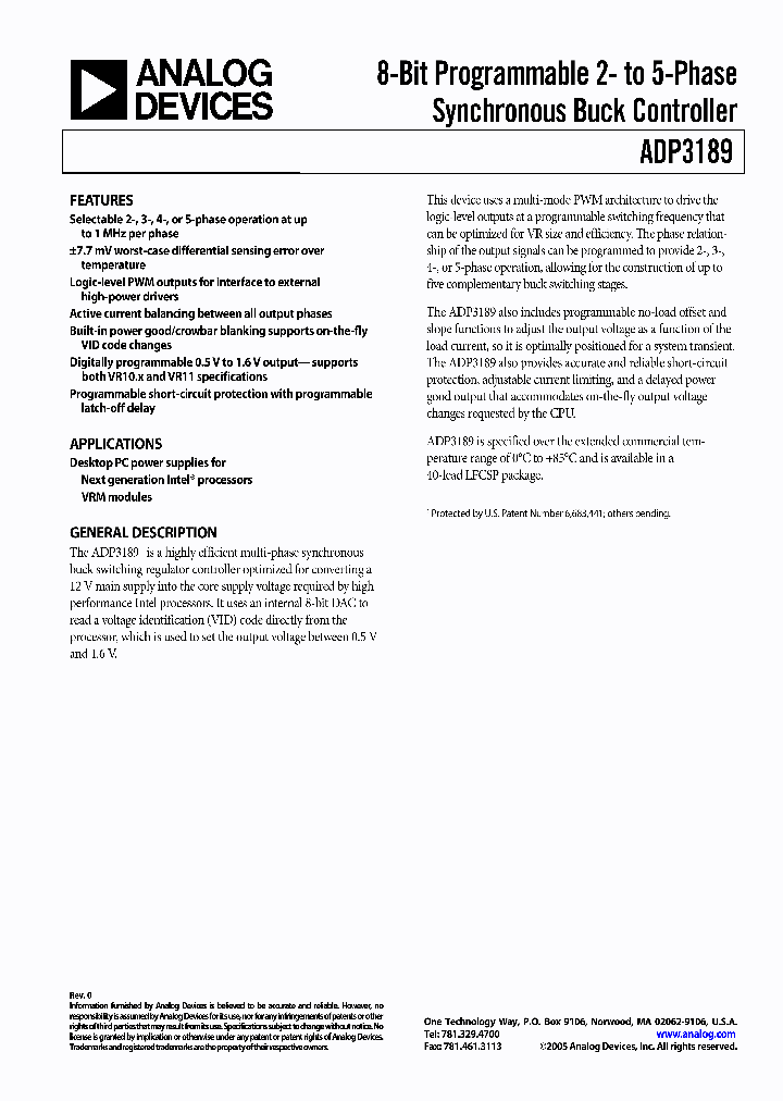 ADP3189JCPZ-RLZ_657275.PDF Datasheet
