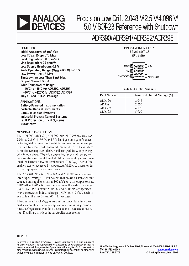 ADR392_21306.PDF Datasheet